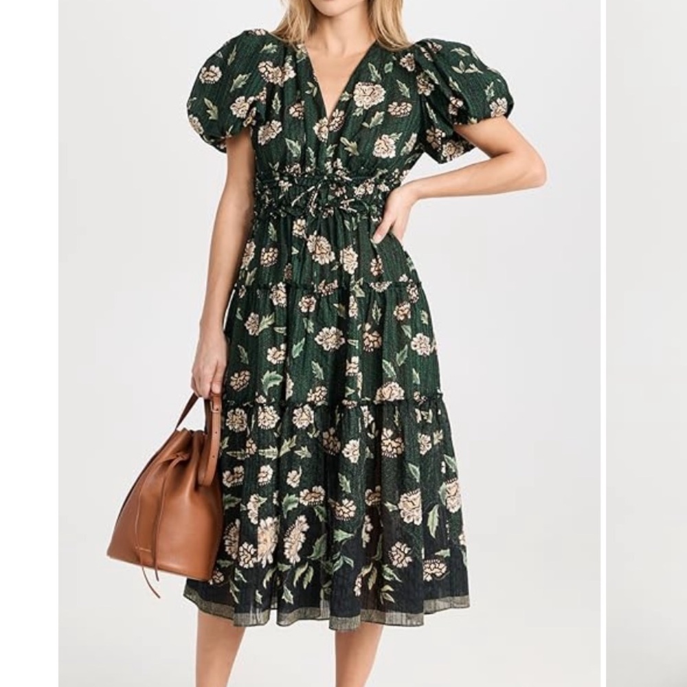 Ulla Johnson Eloisa Dress in Green